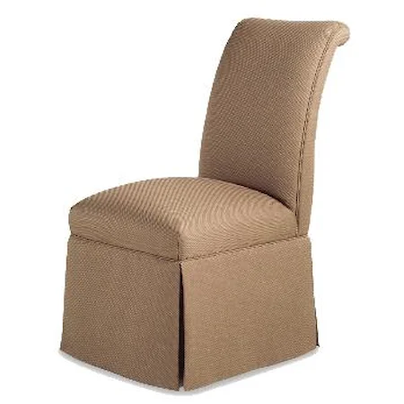 Sebastian Skirted Armless Dining Chair